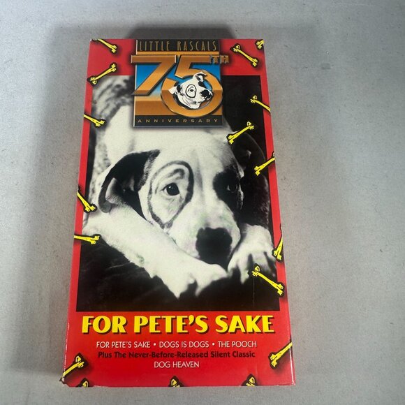 Little Rascals 75th Anniversary For Petes Sake VHS 1997 Classic - Picture 1 of 3